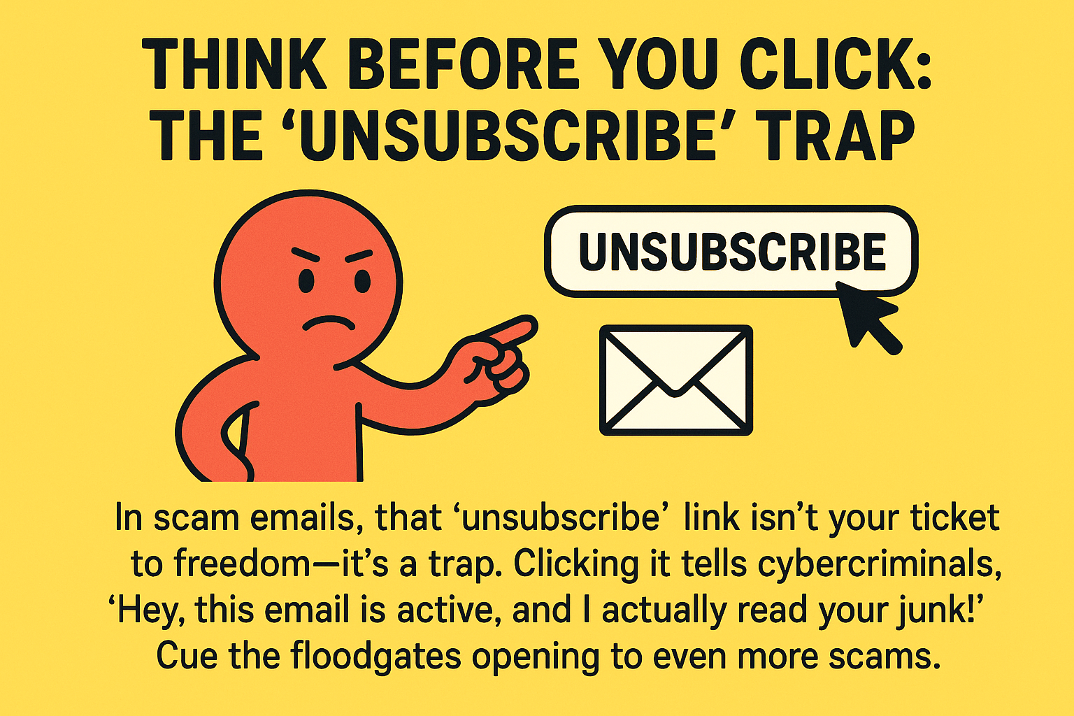 Think Before You Click: The “Unsubscribe” Trap