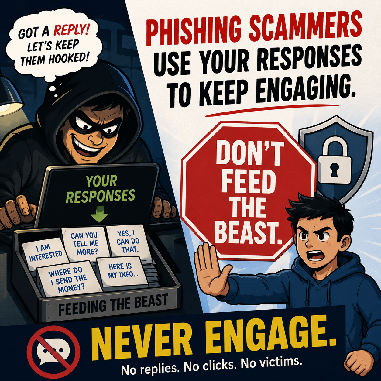 Phishing exploits the gap between tools and trust